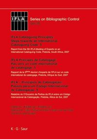 Produktbild: IFLA Cataloguing Principles: Steps towards an International Cataloguing Code, 5