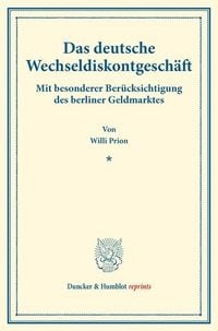 Produktbild: Das deutsche Wechseldiskontgesch&auml;ft.