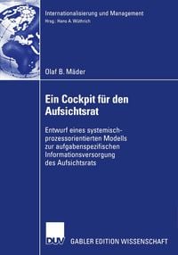 Produktbild: Ein Cockpit f&uuml;r den Aufsichtsrat