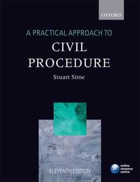 Produktbild: A Practical Approach to Civil Procedure