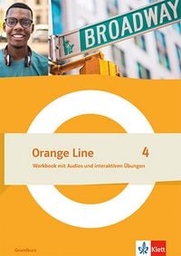 Produktbild: Orange Line 4 Grundkurs. Workbook mit Audios und interaktiven Übungen Klasse 8