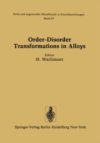 Produktbild: Order-Disorder Transformations in Alloys