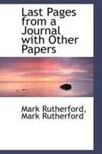 Produktbild: Last Pages from a Journal with Other Papers