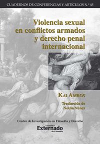 Produktbild: Violencia sexual en conflictos armados y derecho penal internacional