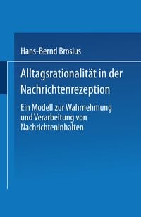 Produktbild: Alltagsrationalit&auml;t in der Nachrichtenrezeption