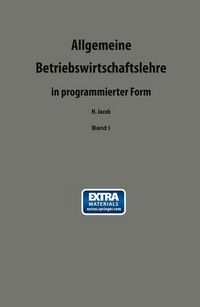 Produktbild: Allgemeine Betriebswirtschaftslehre in programmierter Form