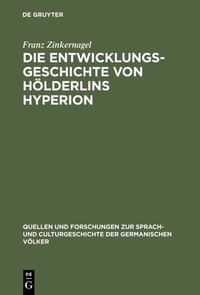 Produktbild: Die Entwicklungsgeschichte von H&ouml;lderlins Hyperion