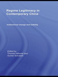 Produktbild: Regime Legitimacy in Contemporary China