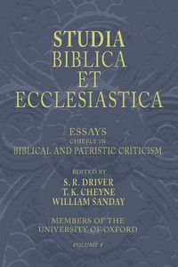 Produktbild: Studia Biblica Et Ecclesiastica, 5 Volumes