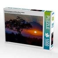 Produktbild: Sonnenuntergang in der Masai Mara in Kenia (Puzzle)