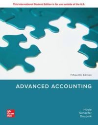 Produktbild: Hoyle, J: Advanced Accounting ISE