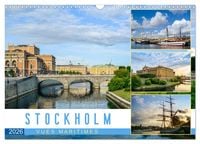 Produktbild: Stockholm - Vues maritimes (Calendrier mural 2026 DIN A3 vertical), CALVENDO calendrier mensuel