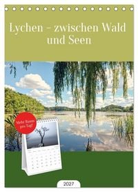 Produktbild: Tischplaner 2027 - Lychen - zwischen Wald und Seen (A5 Tischkalender zum Aufstellen) CALVENDO