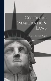 Produktbild: Colonial Immigration Laws