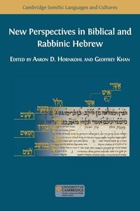 Produktbild: New Perspectives in Biblical and Rabbinic Hebrew
