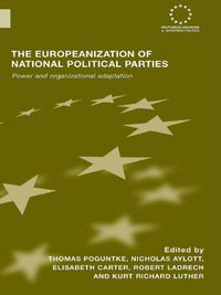 Produktbild: The Europeanization of National Political Parties
