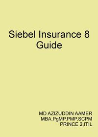 Produktbild: Siebel Insurance 8 Guide