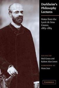 Produktbild: Durkheim's Philosophy Lectures