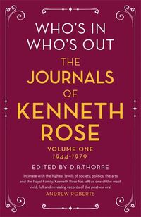 Produktbild: Who's In, Who's Out: The Journals of Kenneth Rose