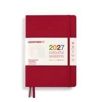Produktbild: Wochenkalender & Notizbuch Dotted Medium (A5) 2027, Colourful Seasons, Autumn, Deutsch