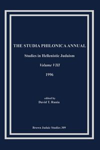 Produktbild: The Studia Philonica Annual VIII, 1996