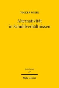 Produktbild: Alternativit&auml;t in Schuldverh&auml;ltnissen
