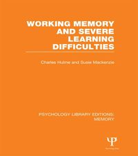 Produktbild: Working Memory and Severe Learning Difficulties (PLE: Memory)