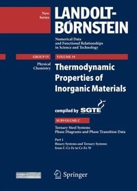 Produktbild: Binary Systems and Ternary Systems from C-Cr-Fe to Cr-Fe-W