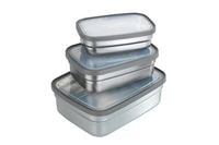 Produktbild: Lunchboxen Edelstahl, 6-teilig, Brotdosen