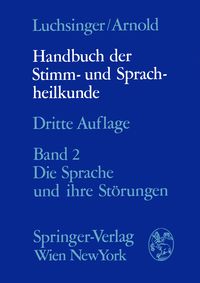 Produktbild: Handbuch der Stimm- und Sprachheilkunde