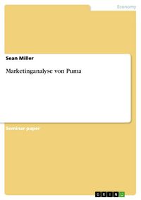 Produktbild: Marketinganalyse von Puma
