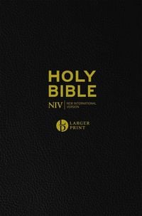 Produktbild: NIV Larger Print Black Leather Bible