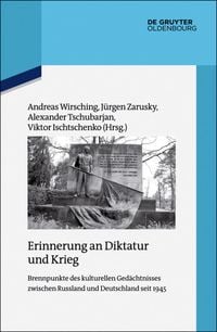 Produktbild: Erinnerung an Diktatur und Krieg