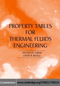 Produktbild: Properties Tables Booklet for Thermal Fluids Engineering