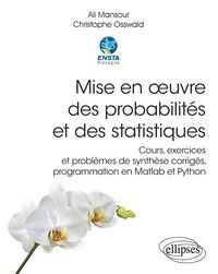 Produktbild: Mise en oeuvre des probabilit&eacute;s et des statistiques - Cours, exercices et probl&egrave;mes de synth&egrave;se corrig&eacute;s, programmation en Matlab et Python