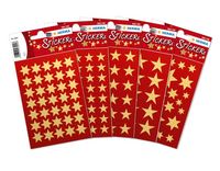 Produktbild: Herma Sticker Sterne Gold 423 St&uuml;ck, Stern Sticker aus Goldpapier f&uuml;r Advent & Weihnachten, verschiedene Gr&ouml;&szlig;en