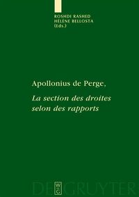 Produktbild: Apollonius de Perge, La section des droites selon des rapports