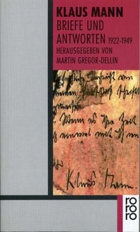 Produktbild: Briefe und Antworten 1922-1949