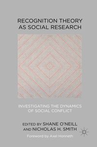 Produktbild: Recognition Theory as Social Research