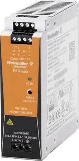 Produktbild: Weidm&uuml;ller 1478110000 Hutschienen-Netzteil (DIN-Rail) 24 V/DC 5A 120W Inhalt 1St.
