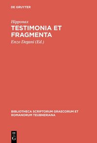 Produktbild: Testimonia et fragmenta
