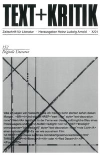 Produktbild: Digitale Literatur