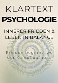 Produktbild: KLARTEXT Psychologie / Innerer Frieden &amp; Leben in Balance