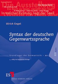 Produktbild: Syntax der deutschen Gegenwartssprache