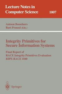 Produktbild: Integrity Primitives for Secure Information Systems