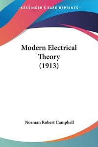 Produktbild: Modern Electrical Theory (1913)