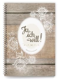 Produktbild: Hochzeitstagebuch „Ja, ich will!“