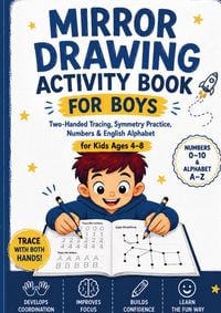 Produktbild: Mirror Drawing Activity Book for Boys