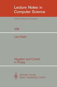 Produktbild: Negation and Control in Prolog