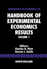 Produktbild: Handbook of Experimental Economics Results